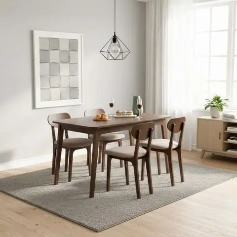 Combo Phòng Ăn MOHO KOSTER Màu Nâu Combo Phòng Ăn MOHO KOSTER Màu Nâu