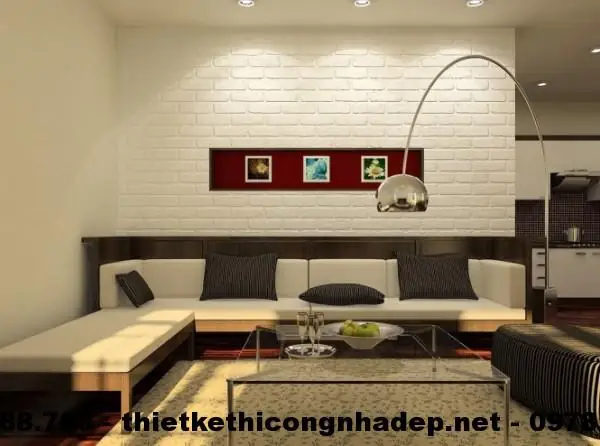 Phòng khách có sự kết hợp giữa nhiều đèn cùng ánh sáng mặt trời Phòng khách có sự kết hợp giữa nhiều đèn cùng ánh sáng mặt trời