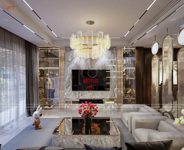Nội Thất Phòng Khách Nhà Liền Kề