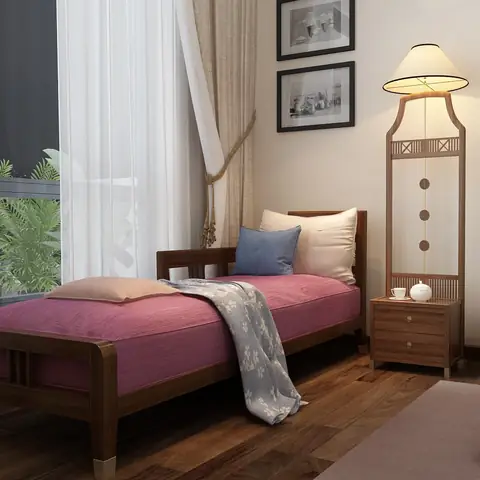 Thiết kế nội thất phòng khách biệt thự nhà vườn ở quê