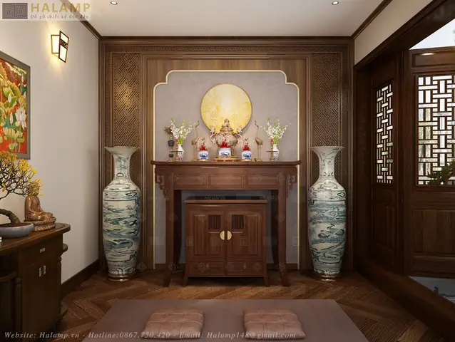 Thiết kế nội thất phòng thiền thư giãn
