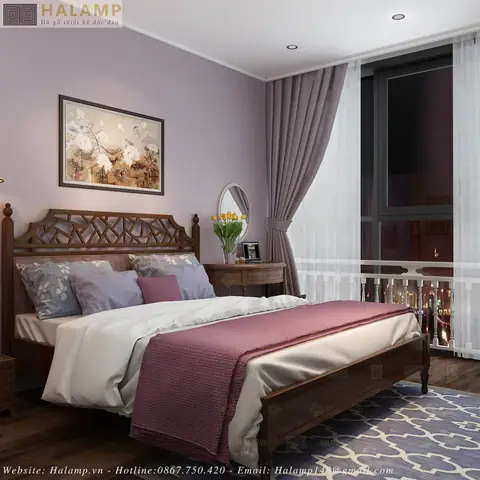 Thiết kế phòng ngủ phong cách cổ điển châu Âu