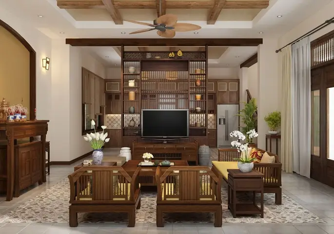 3. Đặc điểm thiết kế phòng khách này