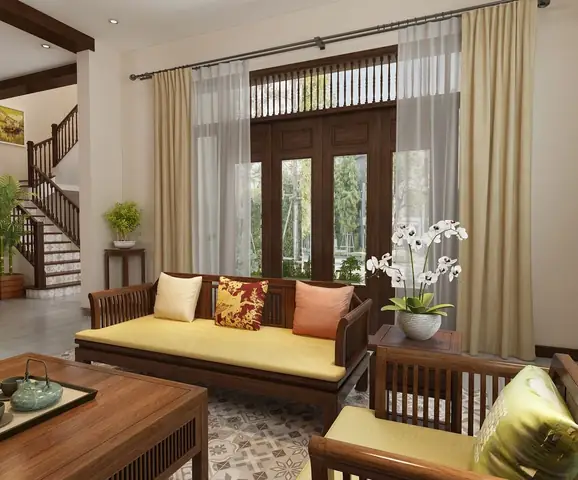 3. Đặc điểm thiết kế phòng khách này