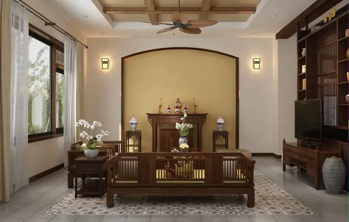 3. Đặc điểm thiết kế phòng khách này