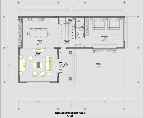 3. Đặc điểm thiết kế phòng khách này