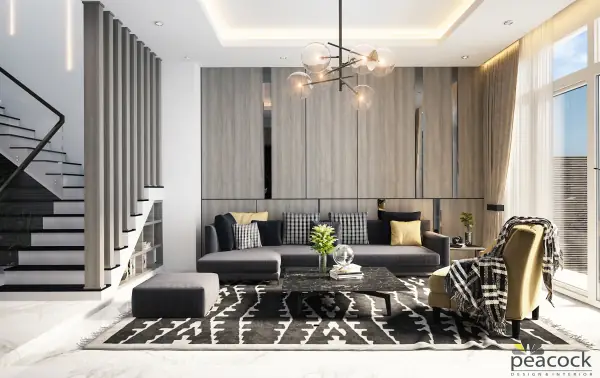 Thiết Kế Nội Thất Phòng Khách Phong Cách Scandinavian Tinh Tế