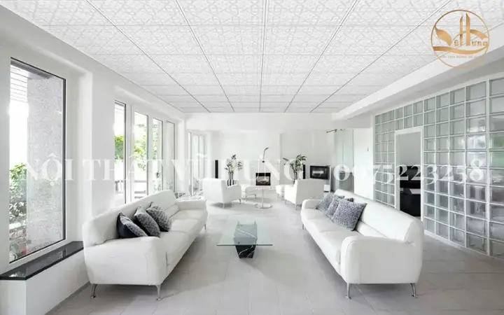 Trần thạch cao nổi hoặc thả siêu đẹp