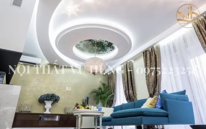 Trần thạch cao chìm ấn tượng