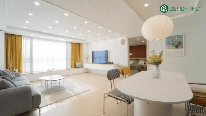 Bí Quyết Bố Trí Đèn Spotlight Âm Trần Cho Phòng Khách Thêm Ấn Tượng