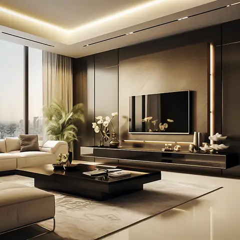 I. Rèm cửa cho phong cách nội thất hiện đại: