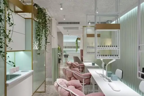 Thiết Kế Nội Thất Phòng Nail Săm Môi: Yếu Tố Quyết Định Sự Sang Trọng Và Trải Nghiệm Khách Hàng