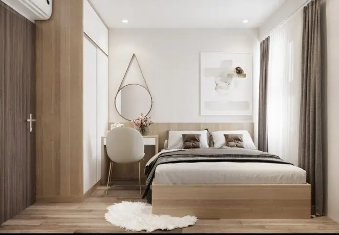 Mẫu 6: Thiết kế phòng ngủ 11m2 phong cách hiện đại