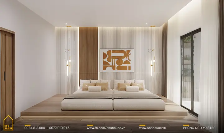 1.7. Mẫu Phòng Ngủ 2 Giường Thiết Kế Hiện Đại