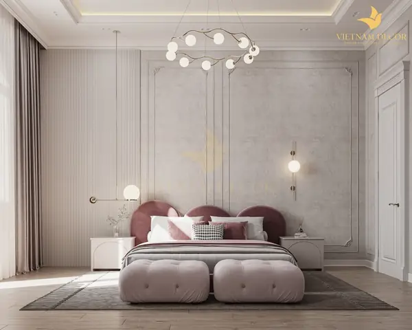 Phòng ngủ phong cách tân cổ điển