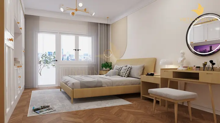 Phòng ngủ phong cách Scandinavian