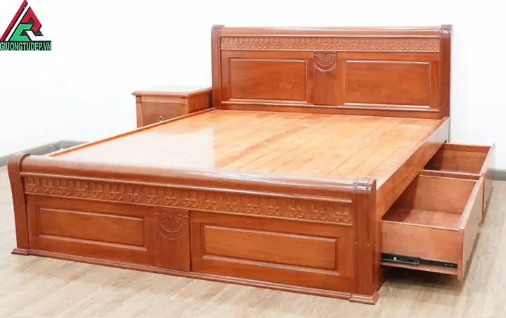 2. Giường gỗ xoan đào có những ưu điểm gì nổi bật?