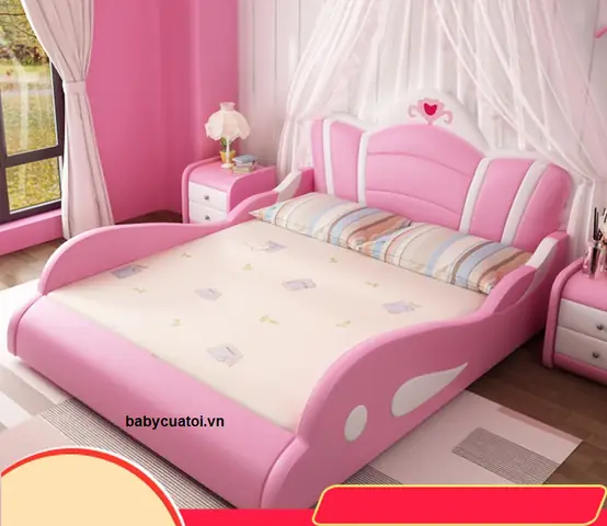 4. Giường ngủ cho bé gái giúp hình thành gu thẩm mỹ và cá tính riêng 4. Giường ngủ cho bé gái giúp hình thành gu thẩm mỹ và cá tính riêng