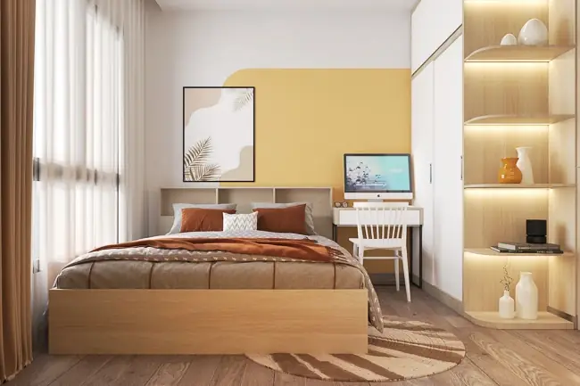 Phòng ngủ nhỏ 6m² – 10m² khoa học