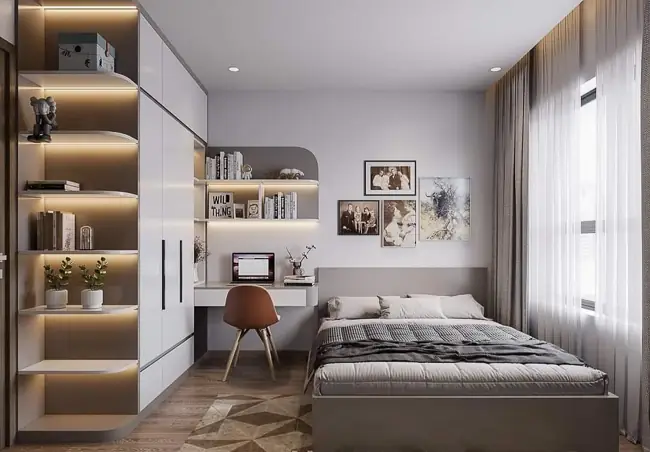 Phòng ngủ nhỏ 10m² – 15m² đẹp