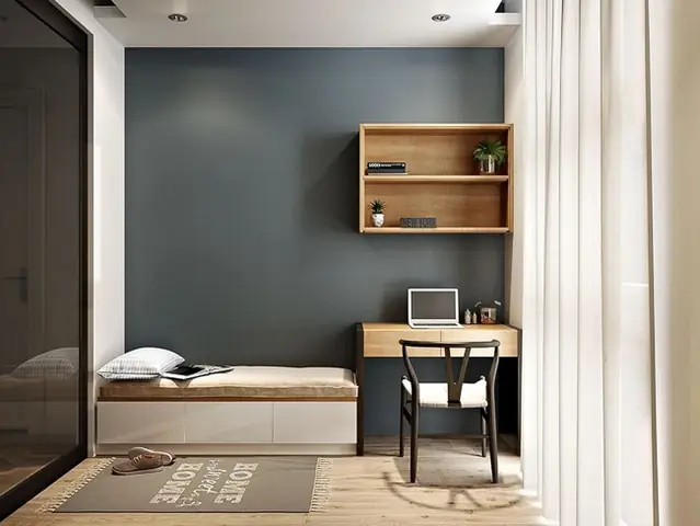 Phòng ngủ nhỏ 2m² – 6m² tiện nghi