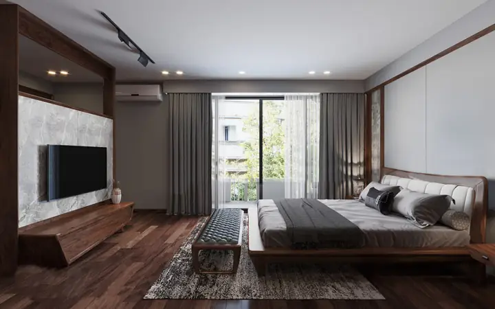Quạt trần, vật trang trí cầu kỳ trên trần nhà