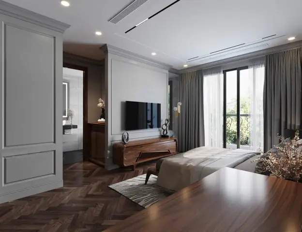 Đơn vị thiết kế thi công nội thất phòng ngủ hải phòng: Nội thất Cát Tường