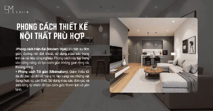 2. Phong Cách Thiết Kế Nội Thất Phù Hợp Cho Mẫu Căn Hộ Bàu Tràm 3 Phòng Ngủ