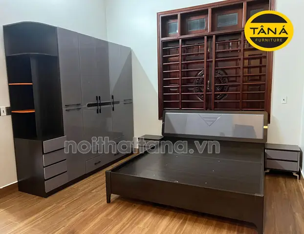 Bộ giường ngủ giá rẻ cần thơ cho phòng ngủ hiện đại