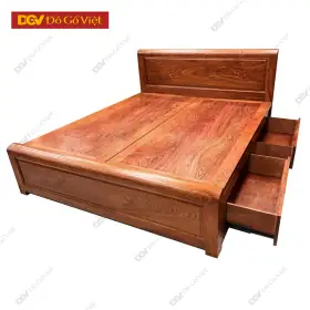 Giường Ngủ 2 Ngăn Kéo Gỗ Tự Nhiên Vân Hương Đá Đẹp Giá Tốt Giường Ngủ 2 Ngăn Kéo Gỗ Tự Nhiên Vân Hương Đá Đẹp Giá Tốt