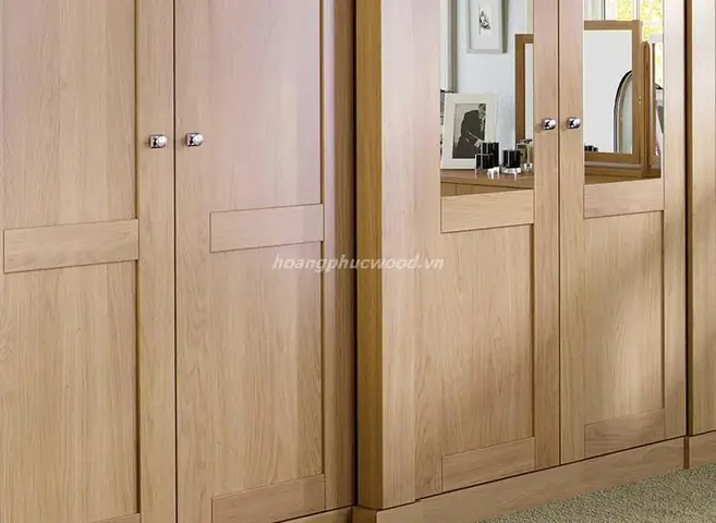 Nội thất phòng ngủ gỗ Sồi (Oak) Bắc Mỹ sơn màu tự nhiên – BSR 2 Nội thất phòng ngủ gỗ Sồi (Oak) Bắc Mỹ sơn màu tự nhiên – BSR 2