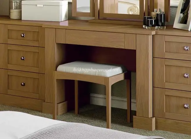Nội thất phòng ngủ gỗ Sồi (Oak) Bắc Mỹ sơn màu tự nhiên – BSR 2 Nội thất phòng ngủ gỗ Sồi (Oak) Bắc Mỹ sơn màu tự nhiên – BSR 2