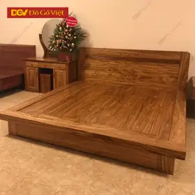 Giường Nhật Gỗ Hương Xám Vạt Phản Mẫu Mới 2025