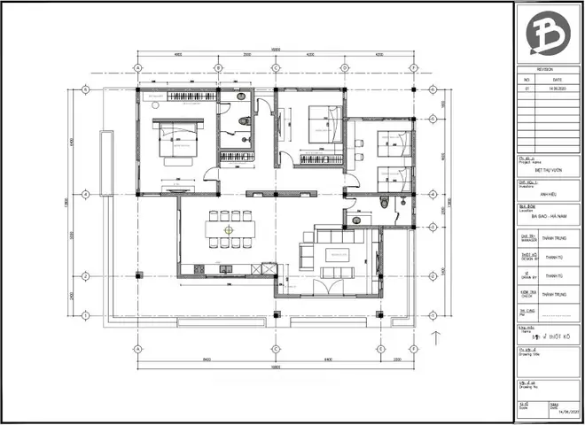 Mẫu thiết kế nội thất nhà cấp 4 3 phòng ngủ mái nhật Mẫu thiết kế nội thất nhà cấp 4 3 phòng ngủ mái nhật