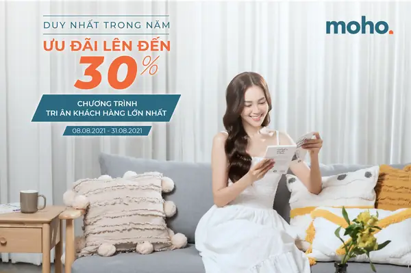 NỘI THẤT MOHO ƯU ĐÃI LỚN NHẤT TRONG NĂM