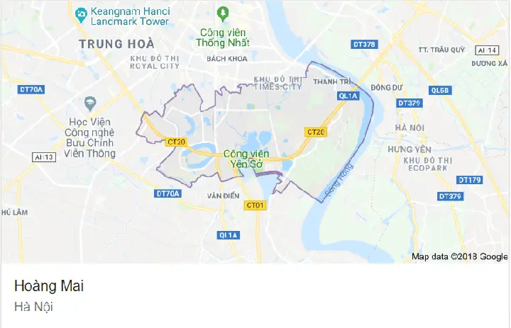 Quận Hoàng Mai – Hà Nội