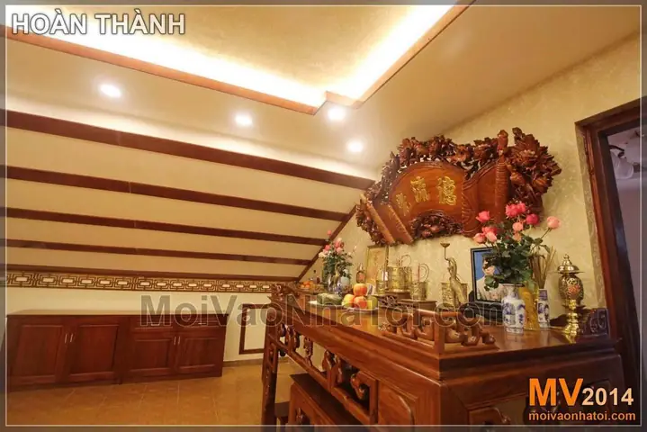 Nội Thất Phòng Thờ Áp Mái
