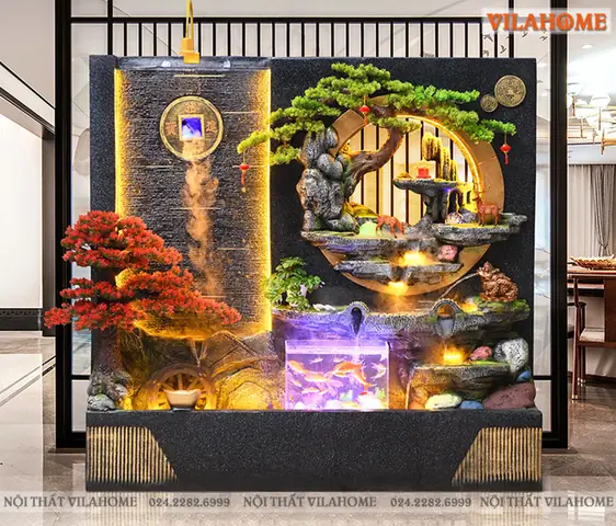 thÃ¡c nÆ°á»c hÃ²n non bá» tiá»u cáº£nh