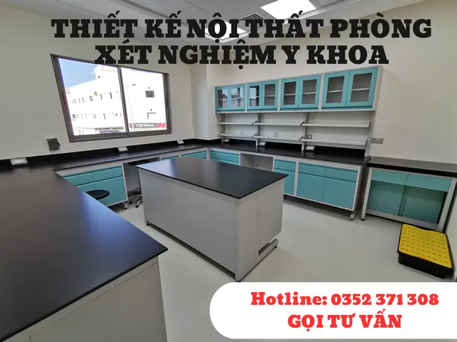 nội thất phòng xét nghiệm