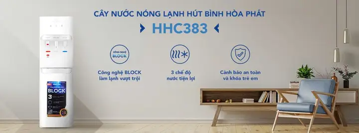 Cây Nước Nóng Lạnh Hòa Phát HHC383