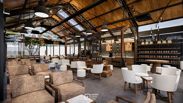 1. Phong cách Công nghiệp - Industrial Style