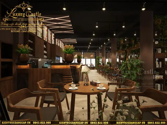 Xử lý ánh sáng khoa học nội thất quán cafe Xử lý ánh sáng khoa học nội thất quán cafe