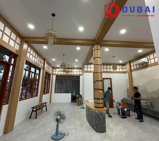 Hình Ảnh Thực Tế Thi Công Quán Cafe Của Nội Thất Dubai
