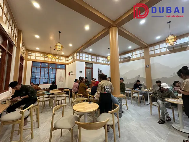 Hình Ảnh Thực Tế Thi Công Quán Cafe Của Nội Thất Dubai