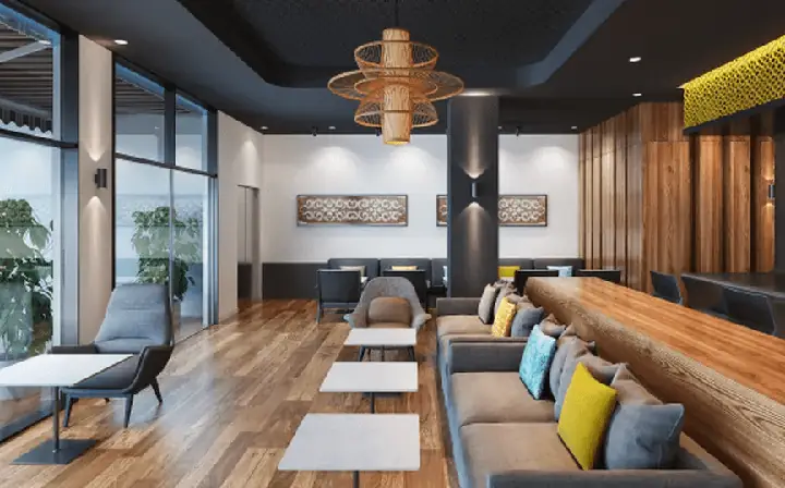 Thiết kế nội thất quán cafe theo phong cách indochine Thiết kế nội thất quán cafe theo phong cách indochine