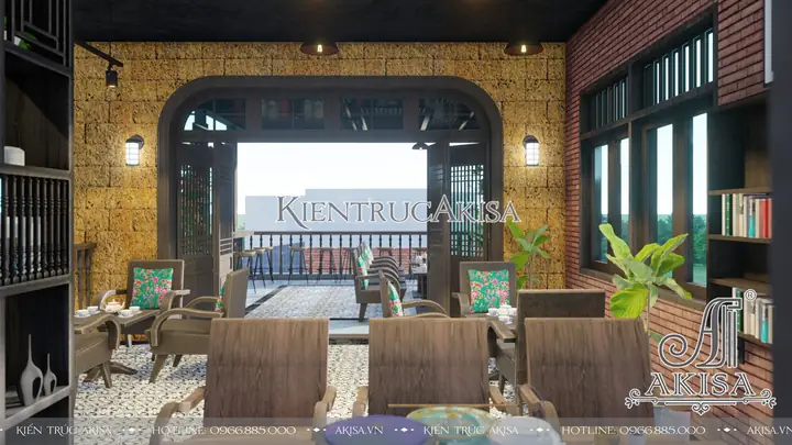 Mẫu nội thất quán cafe phong cách vintage Mẫu nội thất quán cafe phong cách vintage