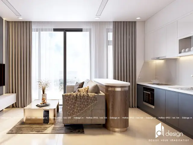 Thiết kế nội thất phòng khách căn hộ Eco Green Sài Gòn 74m2 tiện nghi Thiết kế nội thất phòng khách căn hộ Eco Green Sài Gòn 74m2 tiện nghi