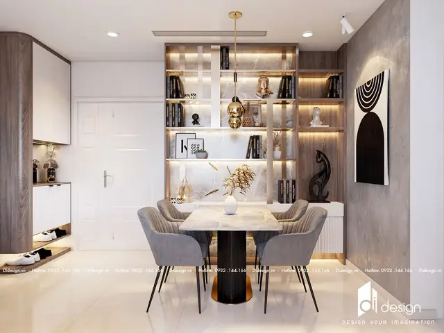 Thiết kế nội thất phòng khách căn hộ Eco Green Sài Gòn 74m2 tiện nghi Thiết kế nội thất phòng khách căn hộ Eco Green Sài Gòn 74m2 tiện nghi