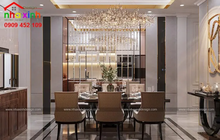 Mẫu thiết kế nội thất nhà phố khu đô thị Sala Mẫu thiết kế nội thất nhà phố khu đô thị Sala