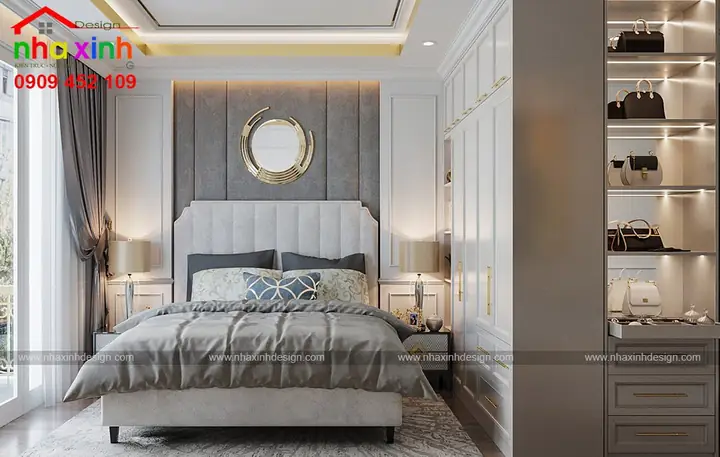 Mẫu thiết kế nội thất nhà phố khu đô thị Sala Mẫu thiết kế nội thất nhà phố khu đô thị Sala